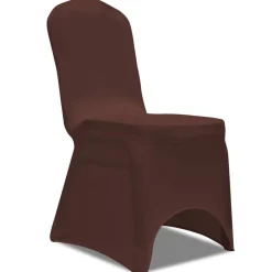 vidaXL Stoelhoes stretch 6 st bruin
