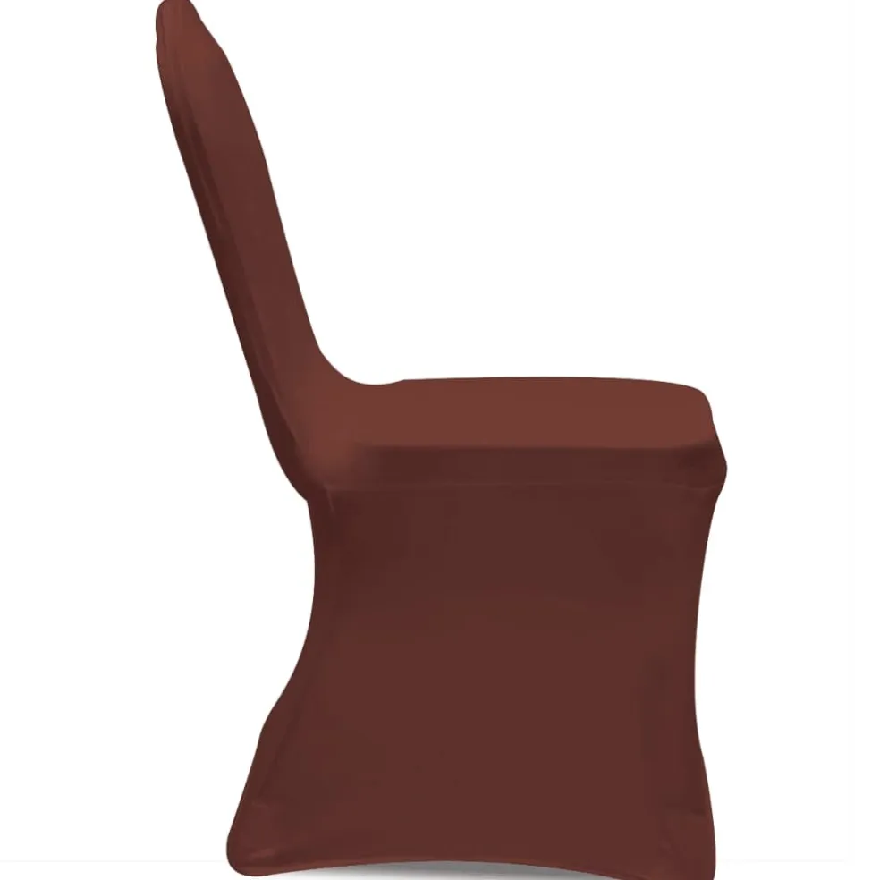 vidaXL Stoelhoes stretch 6 st bruin