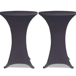 vidaXL Stoelhoes stretch 2st 60 cm antraciet