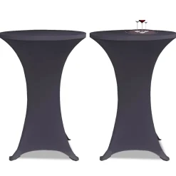 vidaXL Stoelhoes stretch 2st 60 cm antraciet