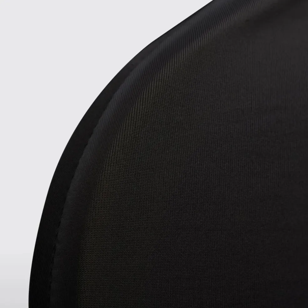 vidaXL Stoelhoes stretch 4 stuks zwart