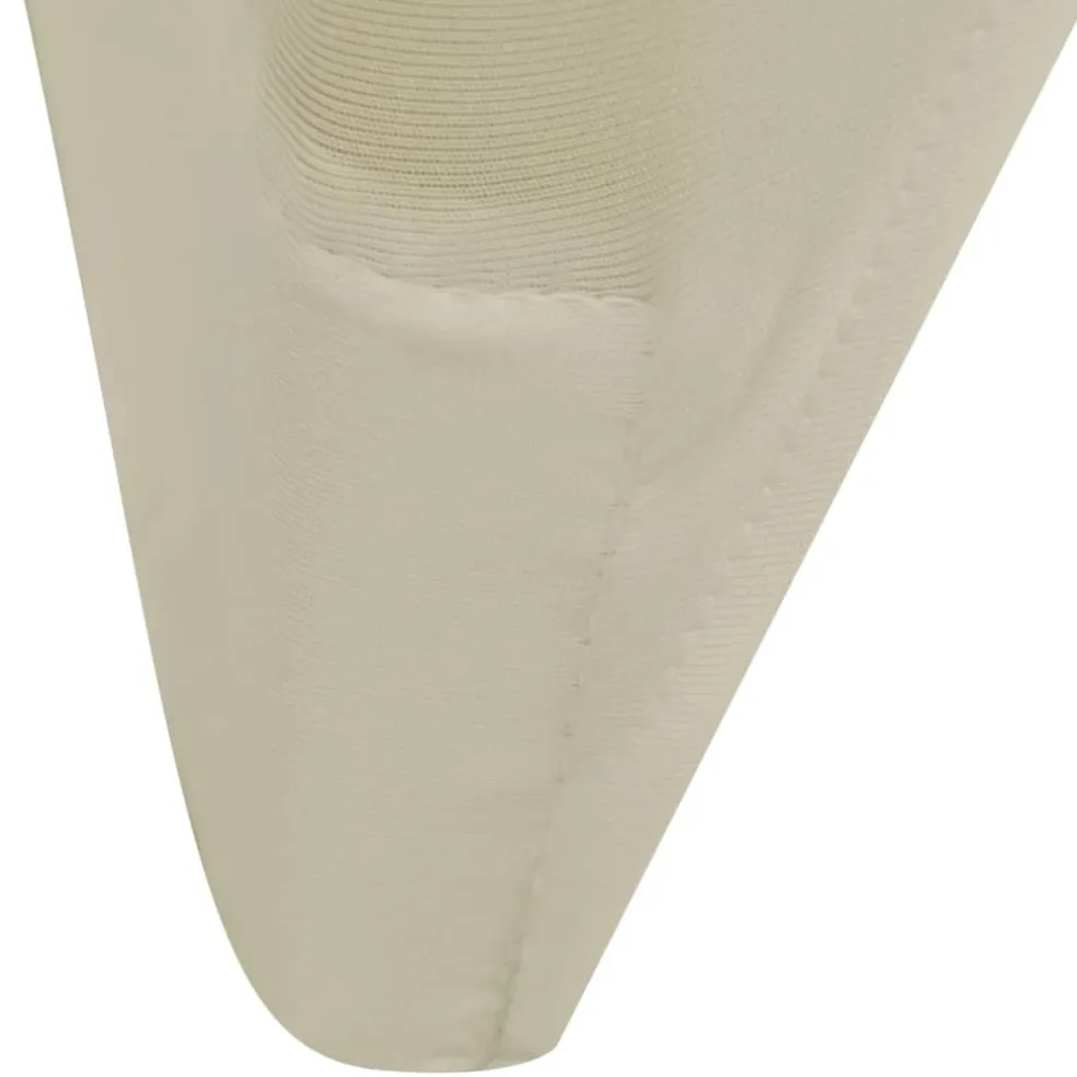 vidaXL Stoelhoes stretch 4 stuks Crèmekleurig