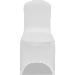 vidaXL Stoelhoes Stretch Wit (50 stuks)