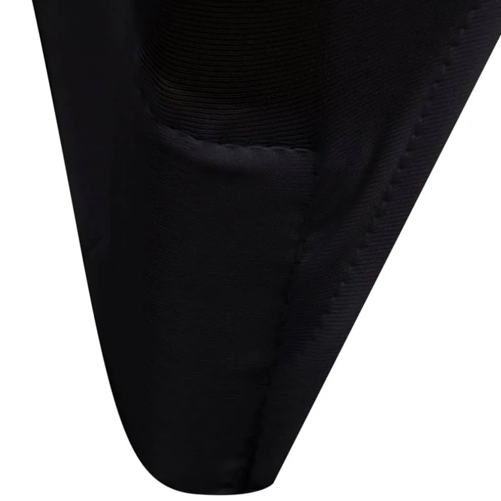 vidaXL Stoelhoezen stretch 18 st zwart
