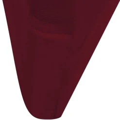 vidaXL Stoelhoezen stretch 18 st bordeauxrood