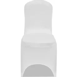 vidaXL Stoelhoezen stretch 18 st wit
