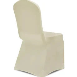 vidaXL Stoelhoezen stretch 18 st crème