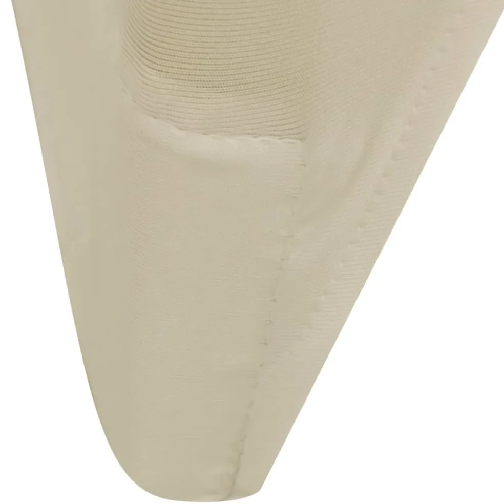 vidaXL Stoelhoezen stretch 18 st crème