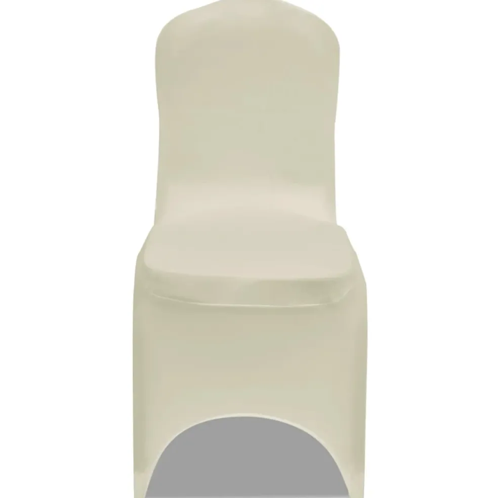 vidaXL Stoelhoezen stretch 18 st crème