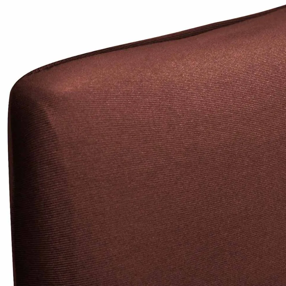 vidaXL Stoelhoezen 6 st stretch recht bruin