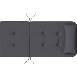 vidaXL Stoelkussens 2 st Adirondack oxford stof antracietkleurig
