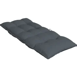 vidaXL Stoelkussens 2 st hoge rug oxford stof antracietkleurig