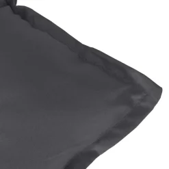 vidaXL Stoelkussens 2 st lage rug 100x50x7 cm stof gemêleerd antraciet