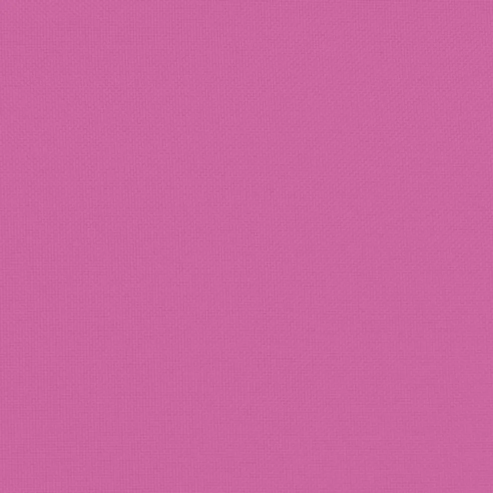 vidaXL Stoelkussens 2 st 40x40x7 cm stof roze
