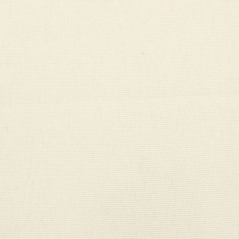 vidaXL Stoelkussens 2 st 40x40x7 cm stof crèmewit