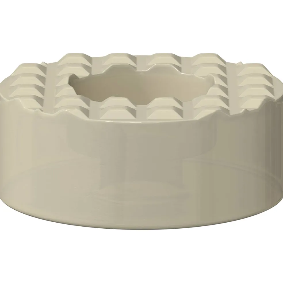 vidaXL Stoelpoot Vloerbeschermers 2 st Doorzichtig Ø 15 x 16 mm PVC