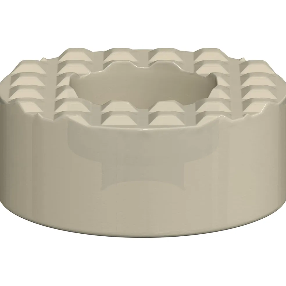 vidaXL Stoelpoot Vloerbeschermers 2 st Doorzichtig Ø 15 x 16 mm PVC