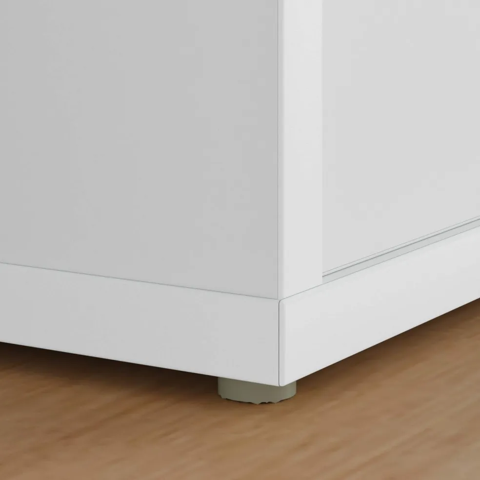 vidaXL Stoelpoot Vloerbeschermers 2 st Doorzichtig Ø 15 x 16 mm PVC