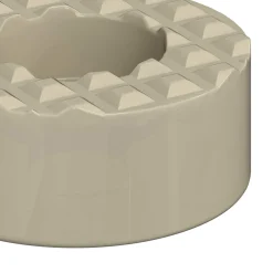 vidaXL Stoelpoot Vloerbeschermers 2 st Doorzichtig Ø 15 x 16 mm PVC