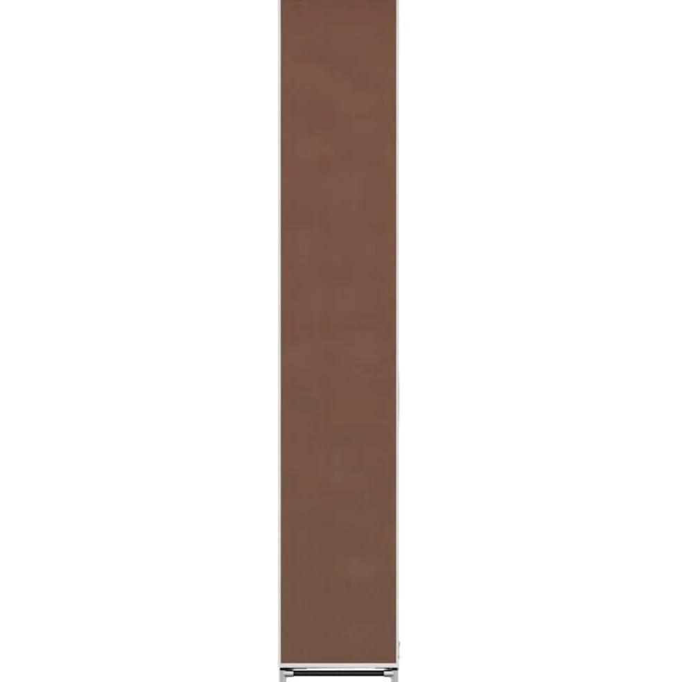 vidaXL Stoffen schoenenrek met hoes 162 x 57 x 29 cm bruin