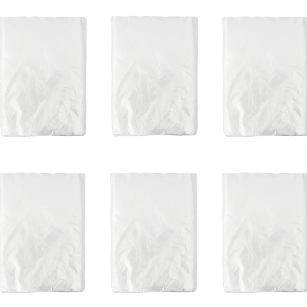 vidaXL Stof Sheet 6 st Transparant 400 x 500 cm HDPE