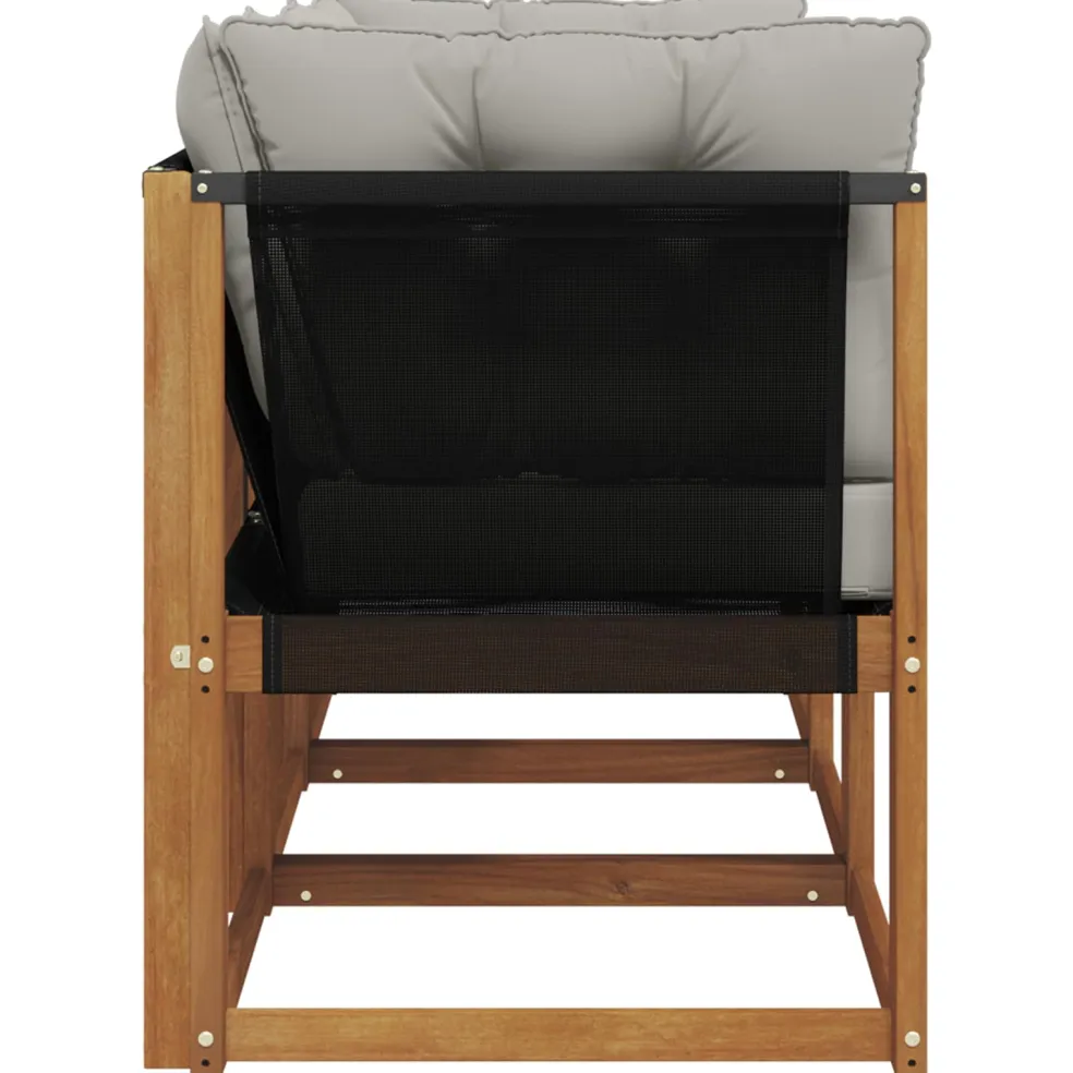 vidaXL 3 st Outdoor Midden- en Hoeksalon Naturel