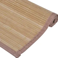 vidaXL 6 st Placemats 30x45 cm bamboe bruin