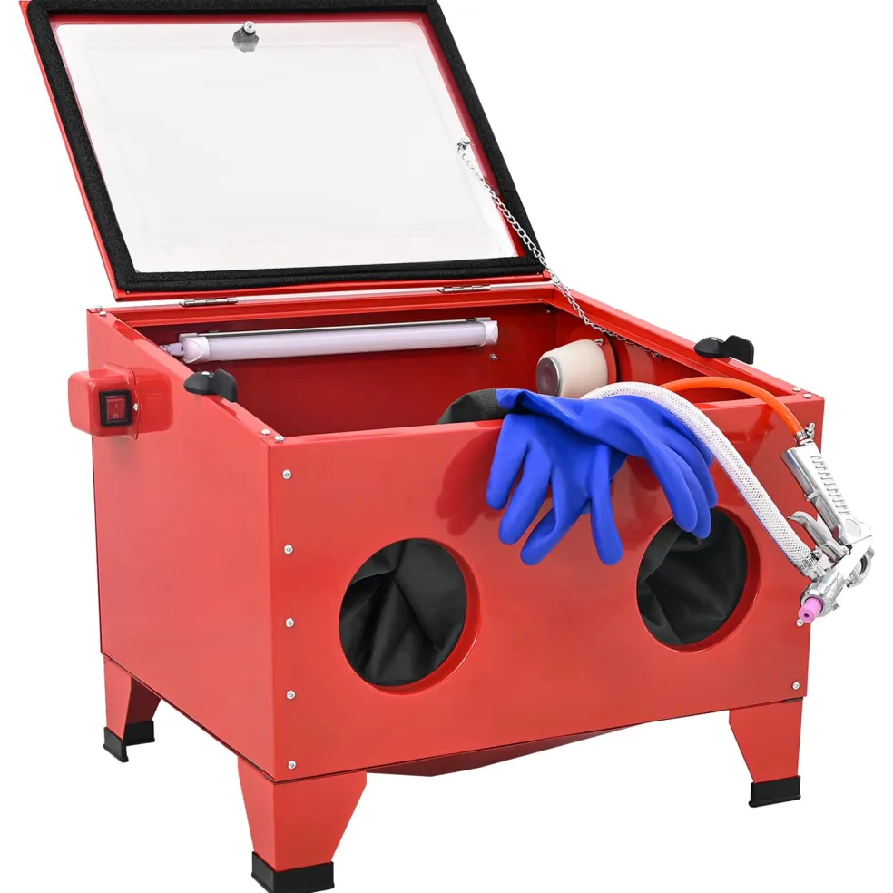 vidaXL Stralingscabine 94,8 L 125 PSI Koudgewalst staal