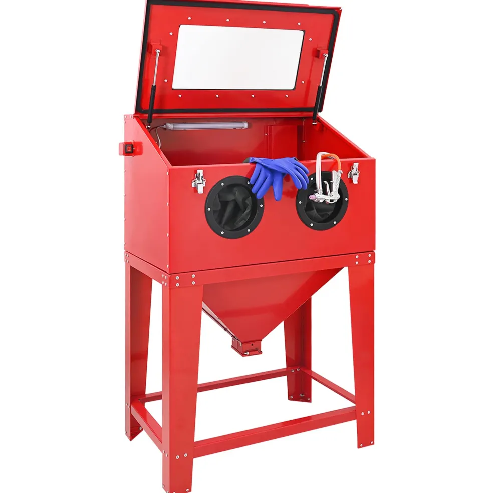 vidaXL Stralingscabine 245 L 120 PSI Koudgewalst staal