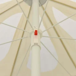 vidaXL Strandparasol 240 cm zandgeel