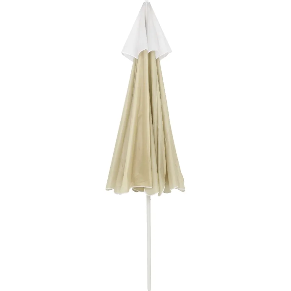 vidaXL Strandparasol 240 cm zandgeel