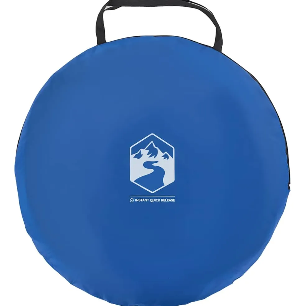 vidaXL Strandtent 2-persoons pop-up waterdicht azuurblauw