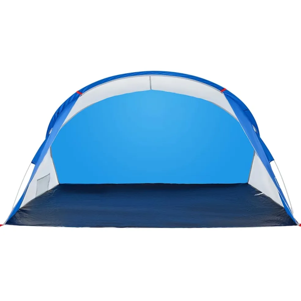 vidaXL Strandtent 2-persoons pop-up waterdicht azuurblauw
