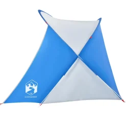 vidaXL Strandtent 2-persoons pop-up waterdicht azuurblauw