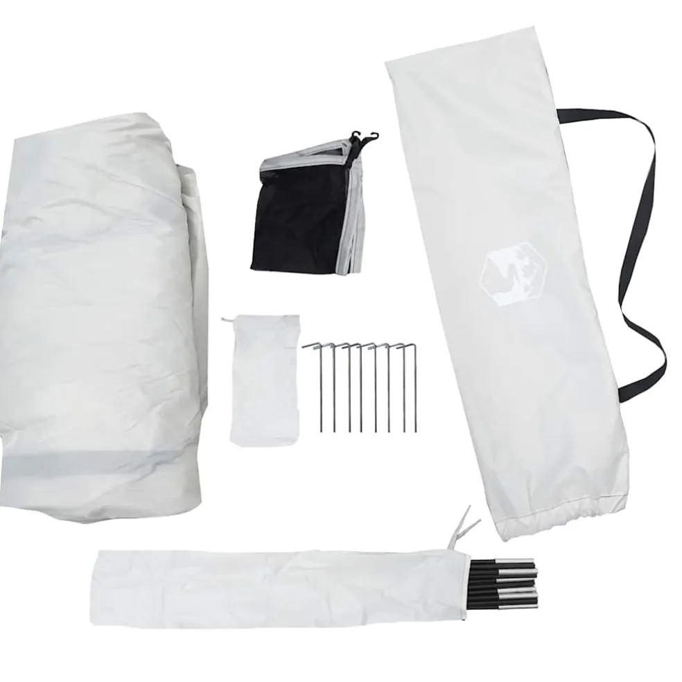 vidaXL Strandtent waterdicht grijs