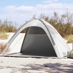 vidaXL Strandtent waterdicht grijs