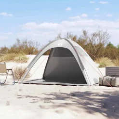 vidaXL Strandtent waterdicht grijs
