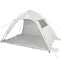 vidaXL Strandtent waterdicht grijs