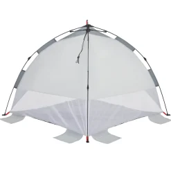 vidaXL Strandtent waterdicht snelontgrendeling grijs