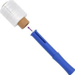 vidaXL Stretchfilm met handvat 10 st transparant 23 μm 10 cm x 150 m
