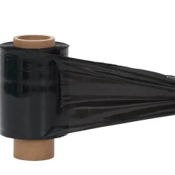 vidaXL Stretchfolies 50 stuks zwart 23 µm 10 cm x 150 m