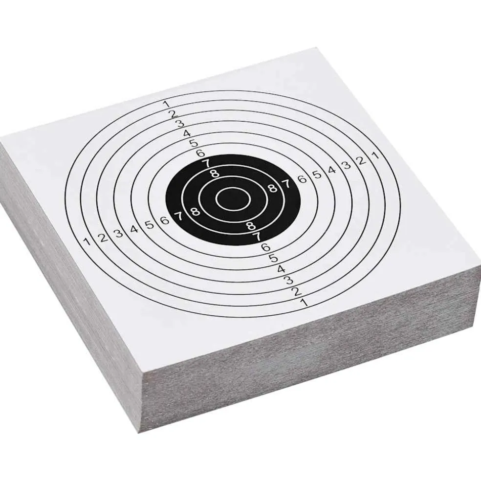 vidaXL 100 st Schietschijf 15x15 cm papier