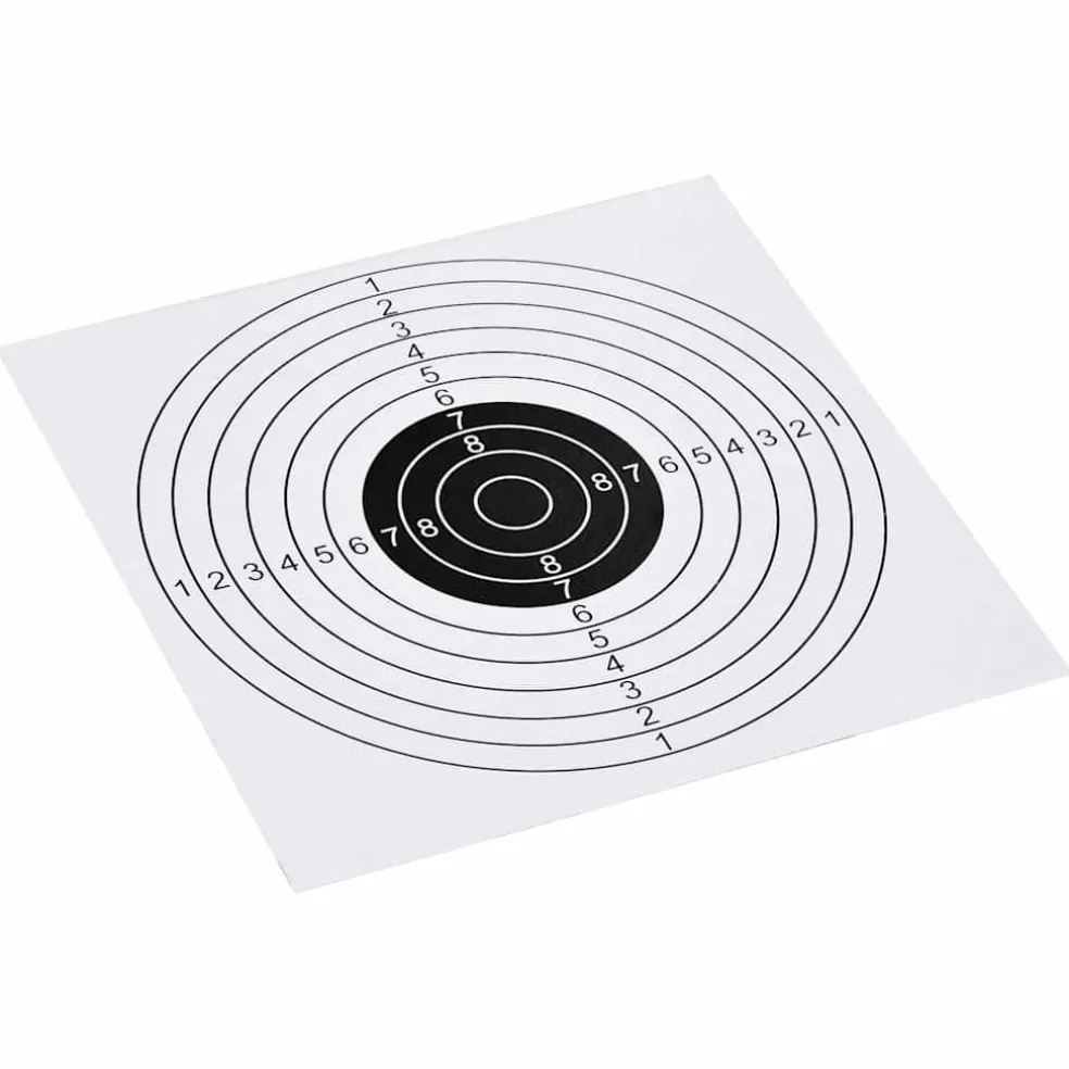 vidaXL 100 st Schietschijf 15x15 cm papier