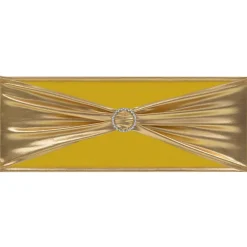 vidaXL 25 st Stoellint met diamant stretch goud