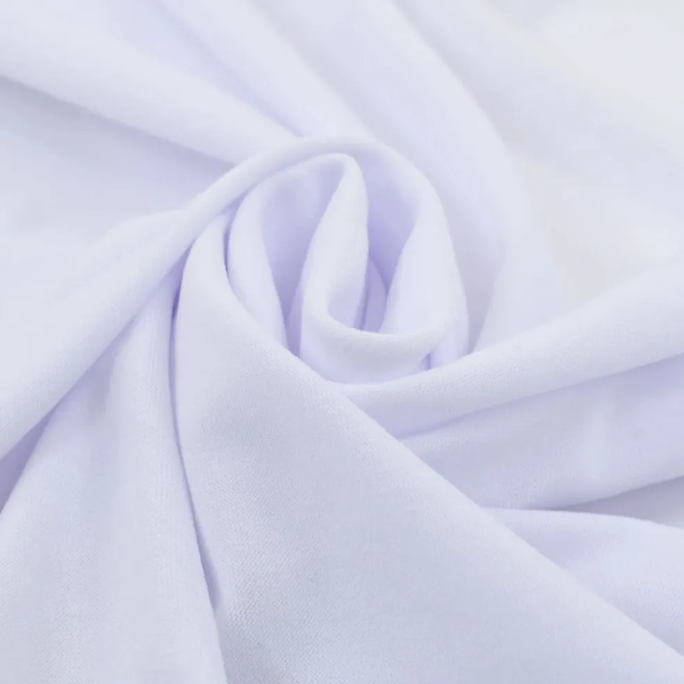 vidaXL 2 st Tafelhoezen stretch met rok 120x74 cm wit