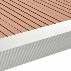 vidaXL 5 st Terras hoekplinten 170 cm aluminium zilverkleurig