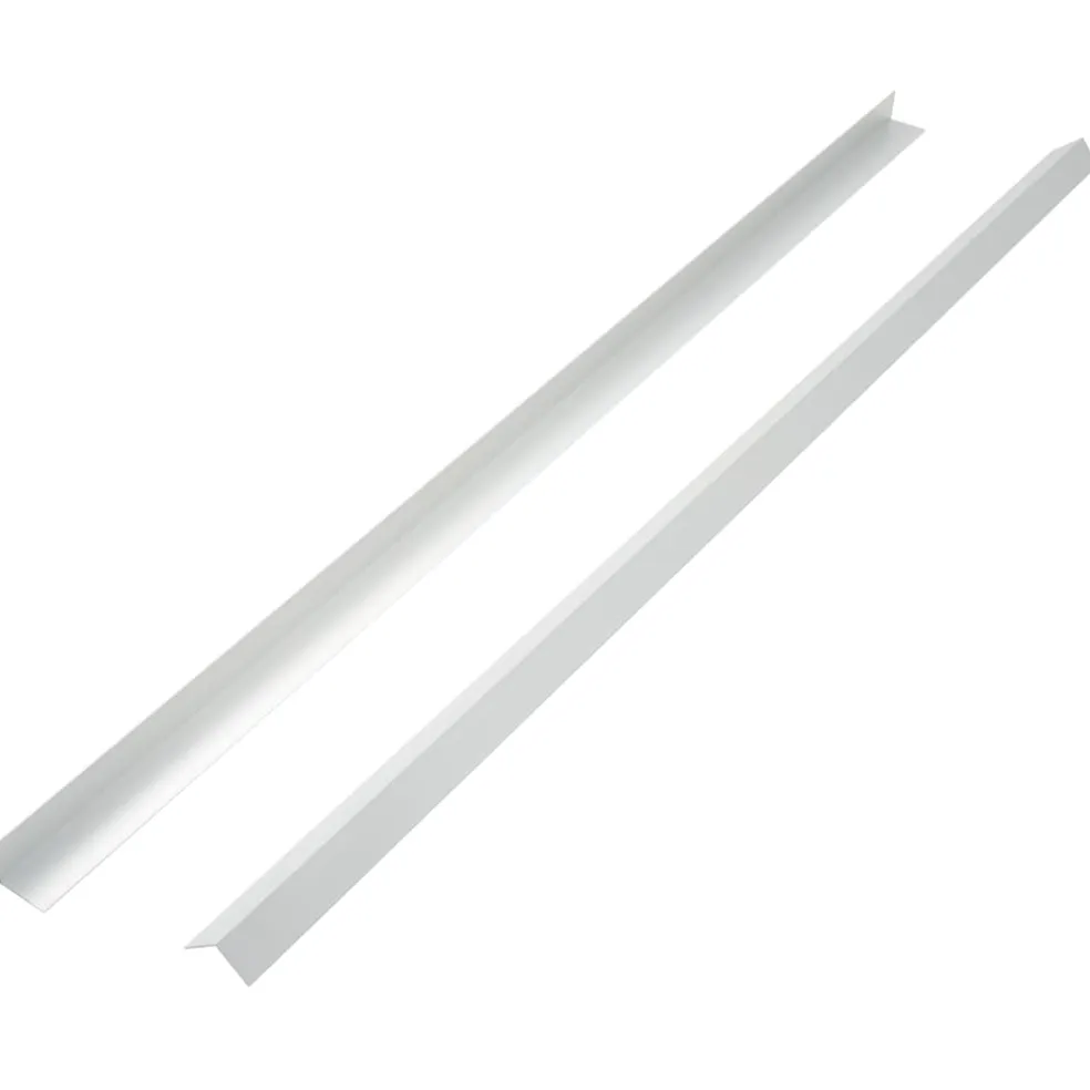 vidaXL 5 st Terras hoekplinten 170 cm aluminium zilverkleurig