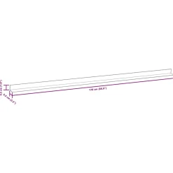 vidaXL 5 st Terras hoekplinten 170 cm aluminium zilverkleurig