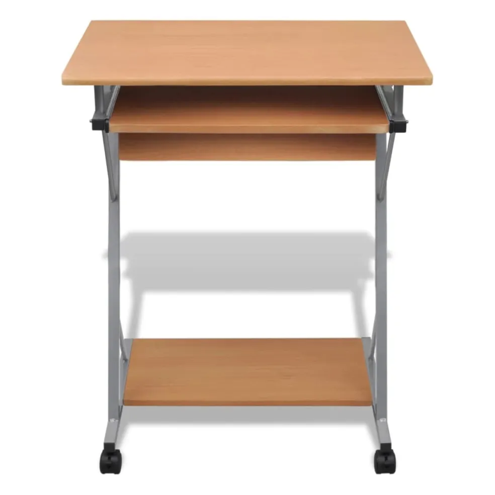 vidaXL Studenten computerbureau 60 x 40 x 74 cm (bruin)