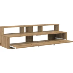 vidaXL studiobureau Artisanaal eiken 152 x 42,5 x 36 cm Bewerkt hout